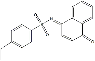 4-ethyl-N-(4-oxo-1(4H)-naphthalenylidene)benzenesulfonamide,463353-05-1,结构式