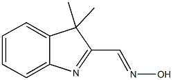 3,3-dimethyl-3H-indole-2-carbaldehyde oxime,4677-02-5,结构式