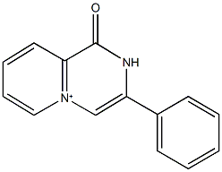 1-oxo-3-phenyl-1H,2H-pyrido[1,2-a]pyrazin-5-ium Struktur