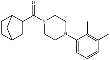 470468-84-9 1-(bicyclo[2.2.1]hept-2-ylcarbonyl)-4-(2,3-dimethylphenyl)piperazine