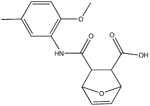 470472-55-0 3-[(2-methoxy-5-methylanilino)carbonyl]-7-oxabicyclo[2.2.1]hept-5-ene-2-carboxylic acid