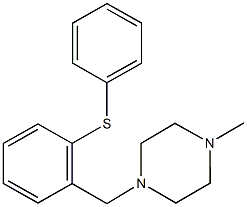 2-[(4-methyl-1-piperazinyl)methyl]phenyl phenyl sulfide Structure