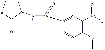 472984-62-6 3-nitro-4-methoxy-N-(2-oxotetrahydro-3-thienyl)benzamide