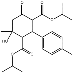 diisopropyl 4-hydroxy-4-methyl-2-(4-methylphenyl)-6-oxo-1,3-cyclohexanedicarboxylate|
