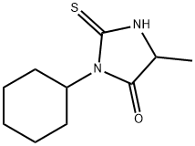 3-cyclohexyl-5-methyl-2-thioxoimidazolidin-4-one Struktur