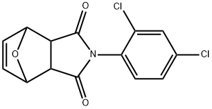 4-(2,4-dichlorophenyl)-10-oxa-4-azatricyclo[5.2.1.0~2,6~]dec-8-ene-3,5-dione,473802-76-5,结构式