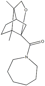 1-[(6,7-dimethyl-4-oxatricyclo[4.3.0.0~3,7~]non-3-yl)carbonyl]azepane|