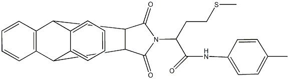 474377-20-3 2-(16,18-dioxo-17-azapentacyclo[6.6.5.0~2,7~.0~9,14~.0~15,19~]nonadeca-2,4,6,9,11,13-hexaen-17-yl)-N-(4-methylphenyl)-4-(methylsulfanyl)butanamide