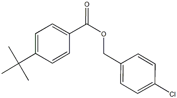 4-chlorobenzyl 4-tert-butylbenzoate 结构式