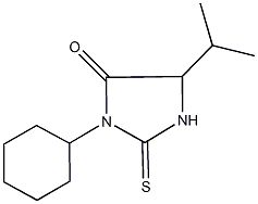 475099-99-1 3-cyclohexyl-5-isopropyl-2-thioxoimidazolidin-4-one