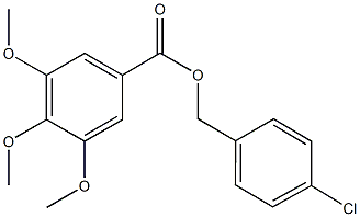 475241-98-6 4-chlorobenzyl 3,4,5-trimethoxybenzoate