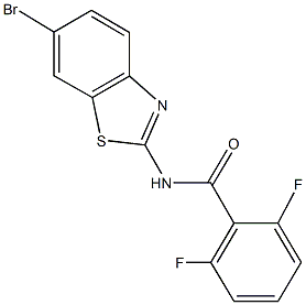 476277-41-5 N-(6-bromo-1,3-benzothiazol-2-yl)-2,6-difluorobenzamide