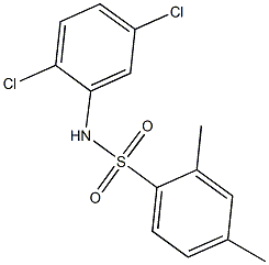 N-(2,5-dichlorophenyl)-2,4-dimethylbenzenesulfonamide Struktur