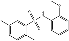 N-(2-methoxyphenyl)-2,5-dimethylbenzenesulfonamide Structure