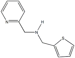 N-(2-pyridinylmethyl)-N-(2-thienylmethyl)amine Structure