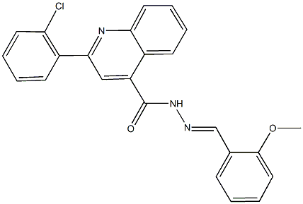 479385-14-3 2-(2-chlorophenyl)-N'-(2-methoxybenzylidene)-4-quinolinecarbohydrazide