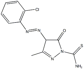 480434-15-9 4-[(2-chlorophenyl)diazenyl]-3-methyl-5-oxo-4,5-dihydro-1H-pyrazole-1-carbothioamide