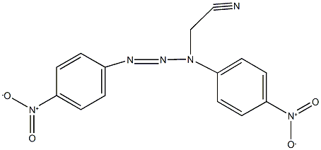 (1,3-bis{4-nitrophenyl}triaz-2-enyl)acetonitrile,482279-35-6,结构式