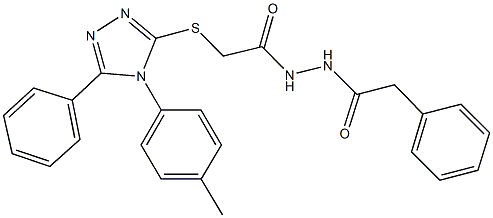 2-{[4-(4-methylphenyl)-5-phenyl-4H-1,2,4-triazol-3-yl]sulfanyl}-N