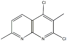 2,4-dichloro-3,7-dimethyl[1,8]naphthyridine Structure