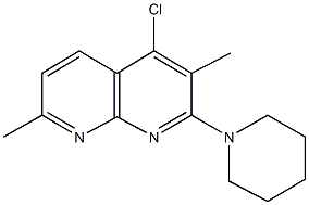 483342-56-9 4-chloro-3,7-dimethyl-2-(1-piperidinyl)[1,8]naphthyridine