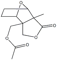 (6-methyl-5-oxo-4,10-dioxatricyclo[5.2.1.0~2,6~]dec-2-yl)methyl acetate Structure