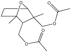 {3-[(acetyloxy)methyl]-1,3-dimethyl-7-oxabicyclo[2.2.1]hept-2-yl}methyl acetate|