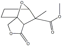 methyl 6-methyl-4-oxo-3,10-dioxatricyclo[5.2.1.0~1,5~]decane-6-carboxylate Structure