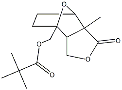 (6-methyl-5-oxo-4,10-dioxatricyclo[5.2.1.0~2,6~]dec-1-yl)methyl pivalate Structure