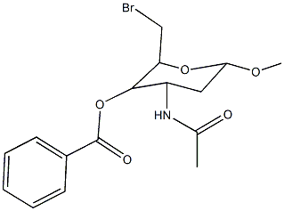 484647-09-8 4-(acetylamino)-2-(bromomethyl)-6-methoxytetrahydro-2H-pyran-3-yl benzoate