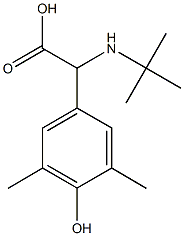 (tert-butylamino)(4-hydroxy-3,5-dimethylphenyl)acetic acid,485319-90-2,结构式