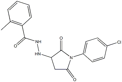 485394-86-3 N'-[1-(4-chlorophenyl)-2,5-dioxopyrrolidin-3-yl]-2-methylbenzohydrazide