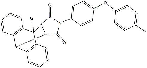 1-bromo-17-[4-(4-methylphenoxy)phenyl]-17-azapentacyclo[6.6.5.0~2,7~.0~9,14~.0~15,19~]nonadeca-2,4,6,9,11,13-hexaene-16,18-dione|