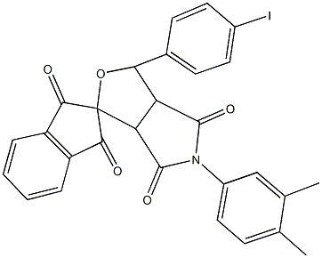 5-(3,4-dimethylphenyl)-1-(4-iodophenyl)-3a,6a-dihydrosprio[1H-furo[3,4-c]pyrrole-3,2