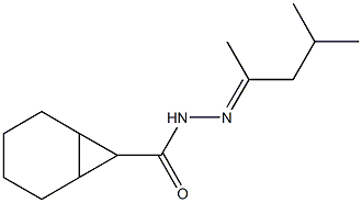 N'-(1,3-dimethylbutylidene)bicyclo[4.1.0]heptane-7-carbohydrazide 化学構造式