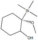 2-methoxy-2-(trimethylsilyl)cyclohexanol Structure
