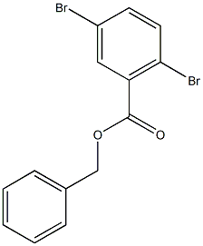 benzyl 2,5-dibromobenzoate 化学構造式