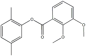 2,5-dimethylphenyl 2,3-dimethoxybenzoate Structure