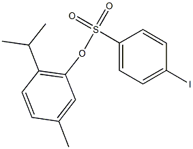 2-isopropyl-5-methylphenyl 4-iodobenzenesulfonate Structure