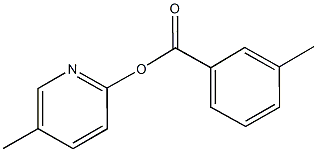 5-methyl-2-pyridinyl 3-methylbenzoate Struktur