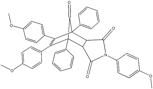 4,8,9-tris(4-methoxyphenyl)-1,7-diphenyl-4-azatricyclo[5.2.1.0~2,6~]dec-8-ene-3,5,10-trione|