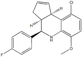 486990-60-7 9-chloro-4-(4-fluorophenyl)-6-methoxy-3a,4,5,9b-tetrahydro-3H-cyclopenta[c]quinoline