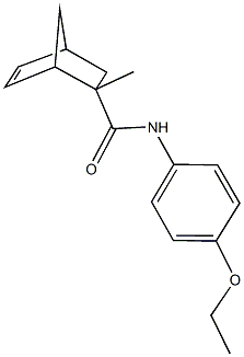 N-(4-ethoxyphenyl)-2-methylbicyclo[2.2.1]hept-5-ene-2-carboxamide,486992-23-8,结构式