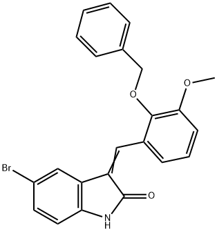 486992-64-7 3-[2-(benzyloxy)-3-methoxybenzylidene]-5-bromo-1,3-dihydro-2H-indol-2-one