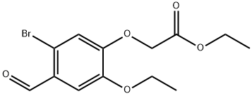 ethyl (5-bromo-2-ethoxy-4-formylphenoxy)acetate Structure