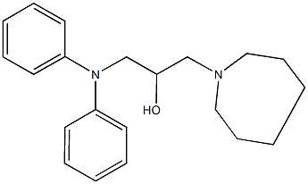 1-(1-azepanyl)-3-(diphenylamino)-2-propanol,487005-81-2,结构式