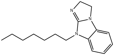 9-heptyl-2,9-dihydro-3H-imidazo[1,2-a]benzimidazole 化学構造式