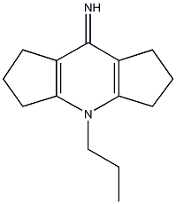 4-propyl-2,3,4,5,6,7-hexahydrodicyclopenta[b,e]pyridin-8(1H)-imine Structure