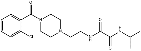 N~1~-{2-[4-(2-chlorobenzoyl)-1-piperazinyl]ethyl}-N~2~-isopropylethanediamide Structure