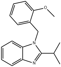 2-[(2-isopropyl-1H-benzimidazol-1-yl)methyl]phenyl methyl ether|